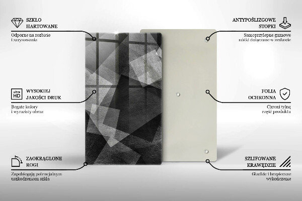 Chopping board Geometric abstraction