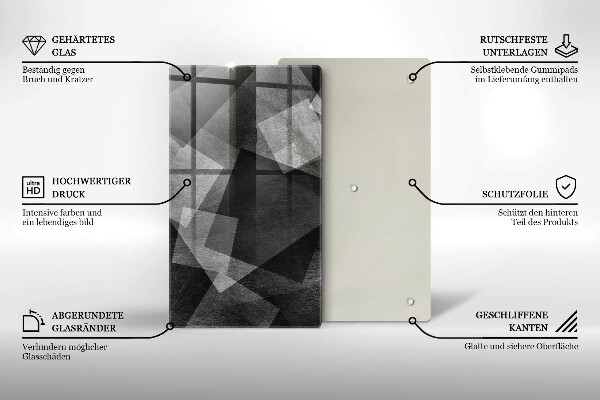 Chopping board Geometric abstraction