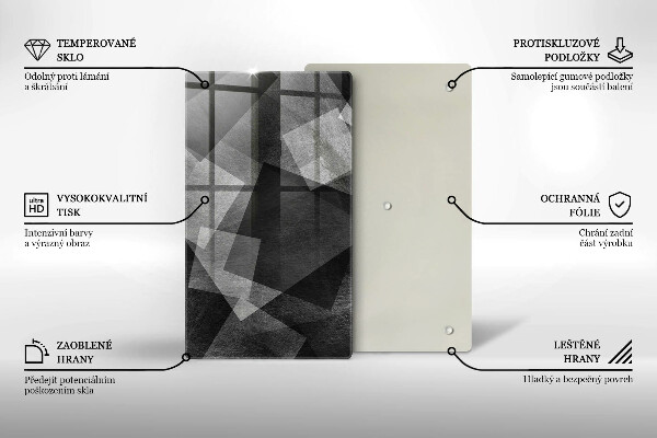 Chopping board Geometric abstraction
