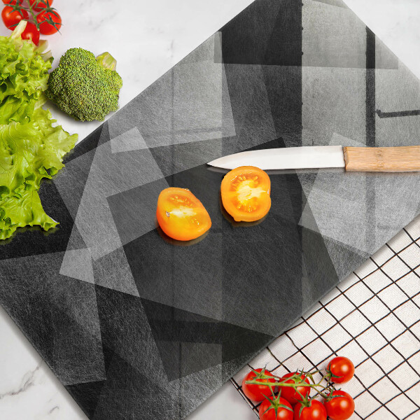 Chopping board Geometric abstraction