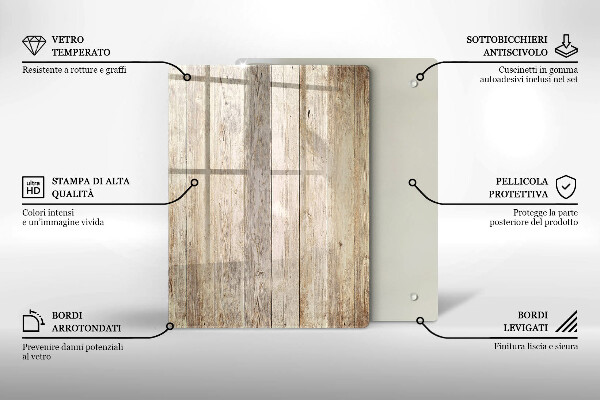 Chopping board Blue abstraction gold