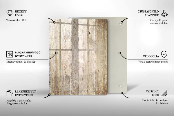 Chopping board Blue abstraction gold