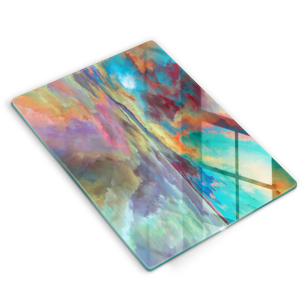 Chopping board Colorful sky