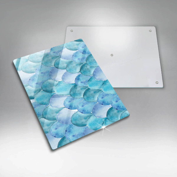Chopping board Watercolor scales