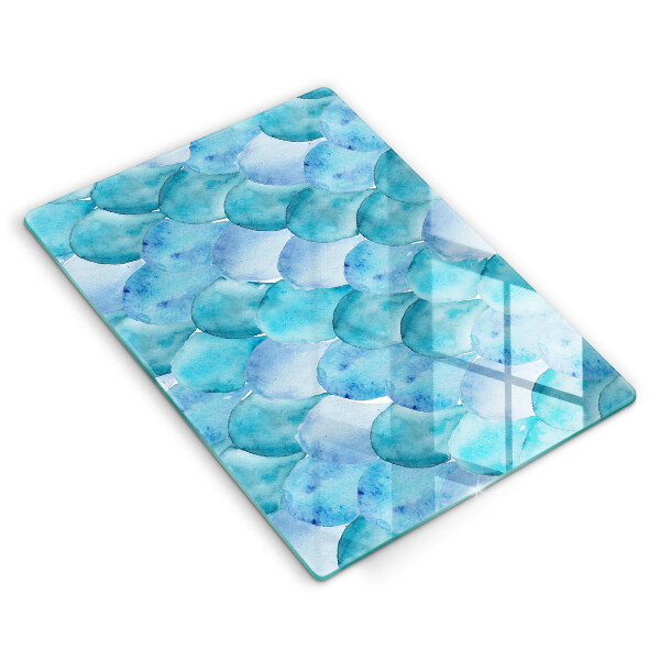 Chopping board Watercolor scales