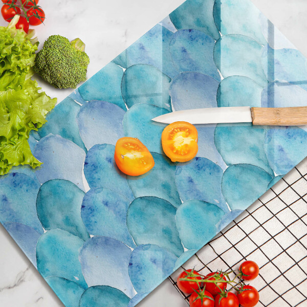 Chopping board Watercolor scales