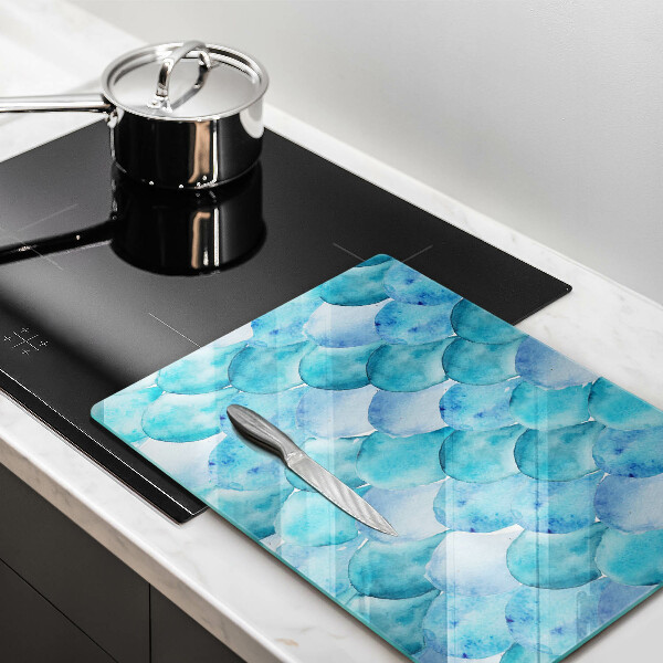 Chopping board Watercolor scales