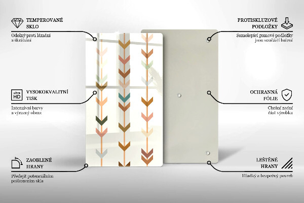 Kitchen chopping board Geometric elements