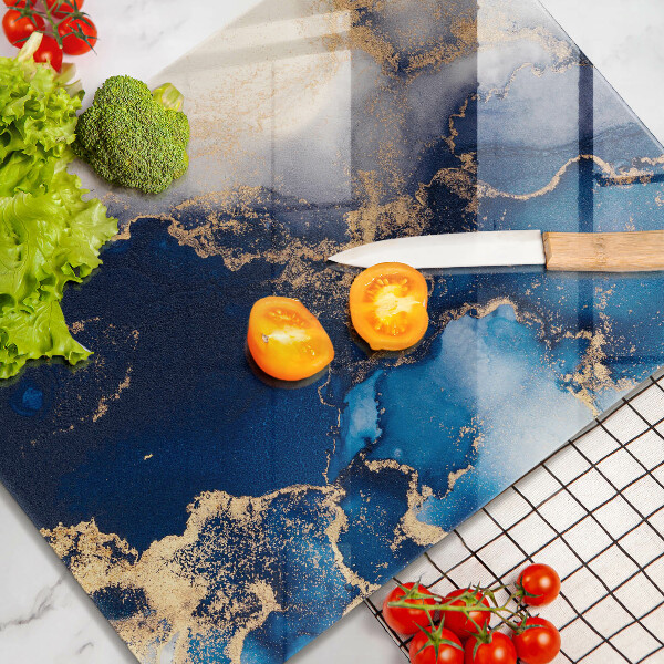 Kitchen chopping board Elegant background and gold