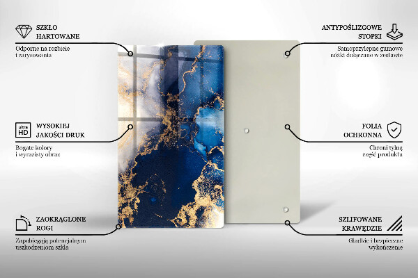 Kitchen chopping board Elegant background and gold