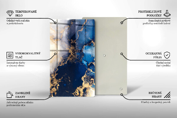 Kitchen chopping board Elegant background and gold