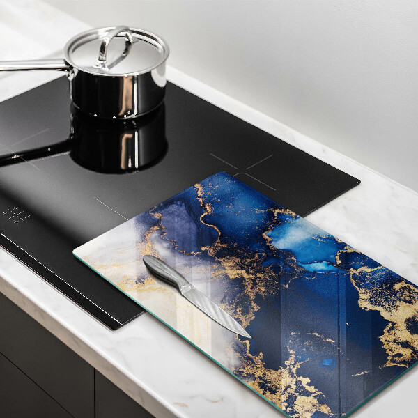 Kitchen chopping board Elegant background and gold