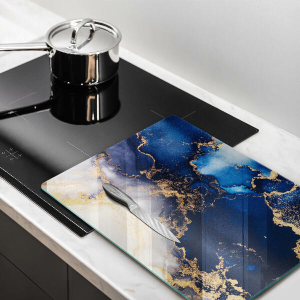 Kitchen chopping board Elegant background and gold