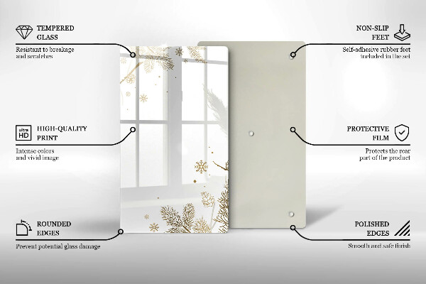 Kitchen chopping board Winter decorations