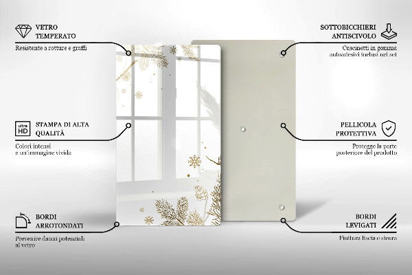 Kitchen chopping board Winter decorations