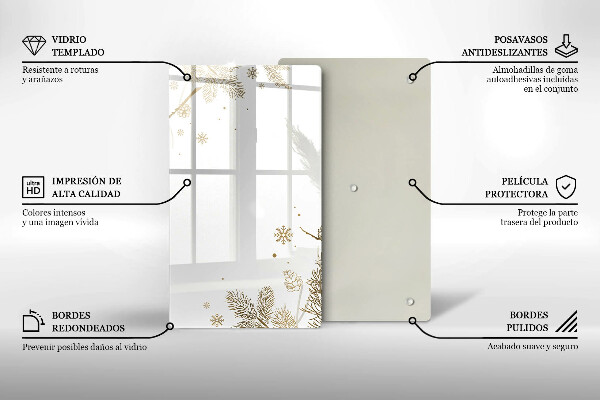 Kitchen chopping board Winter decorations