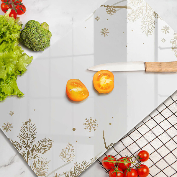 Kitchen chopping board Winter decorations