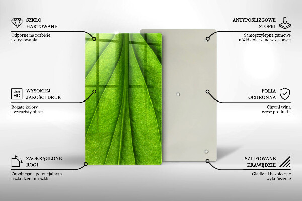 Worktop protector Nature leaf veins