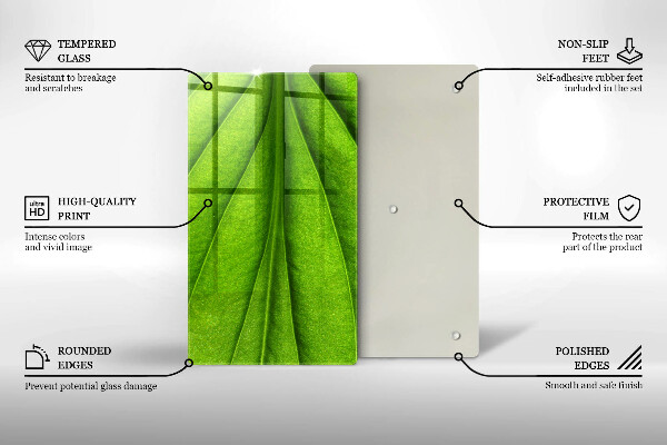 Worktop protector Nature leaf veins