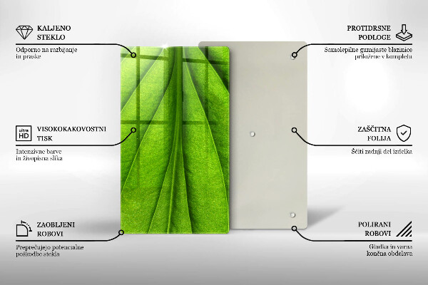 Worktop protector Nature leaf veins