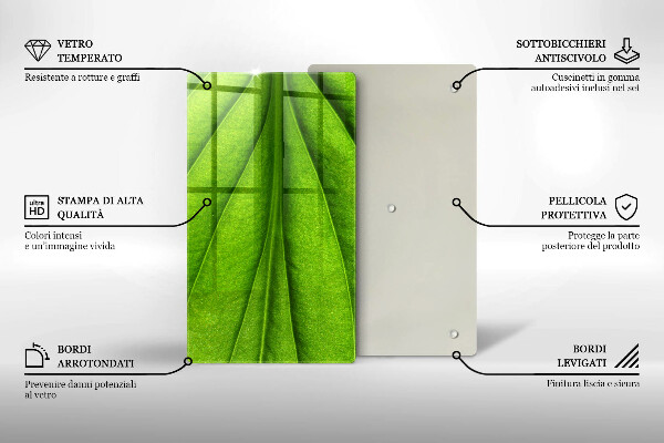 Worktop protector Nature leaf veins