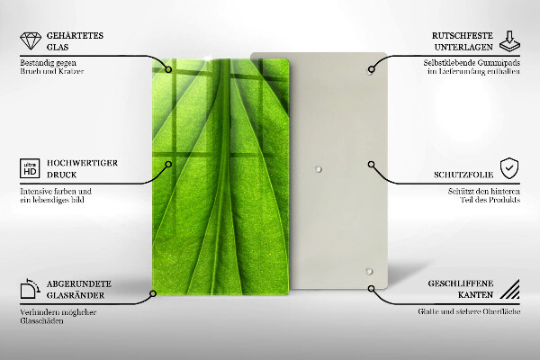Worktop protector Nature leaf veins