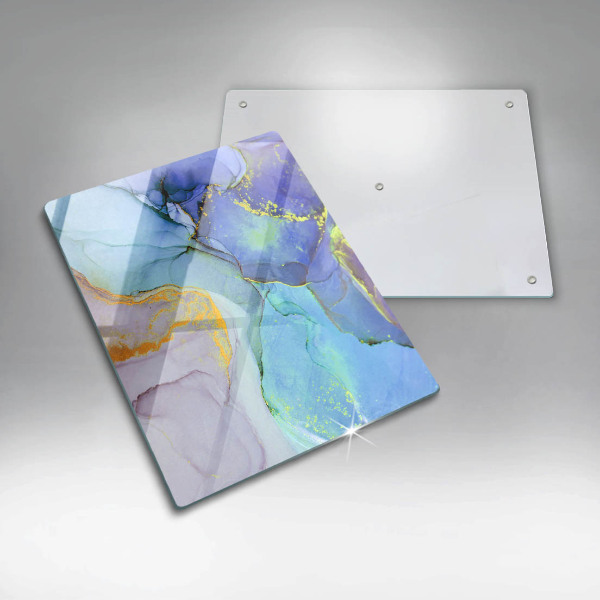 Chopping board Cracked stone gold