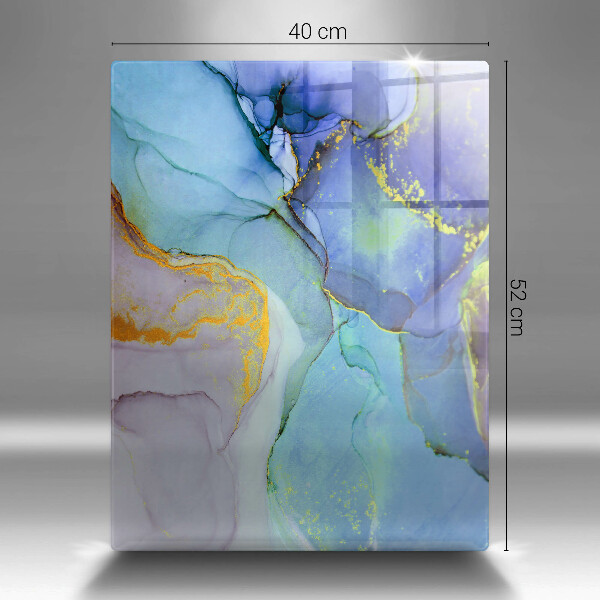 Chopping board Cracked stone gold