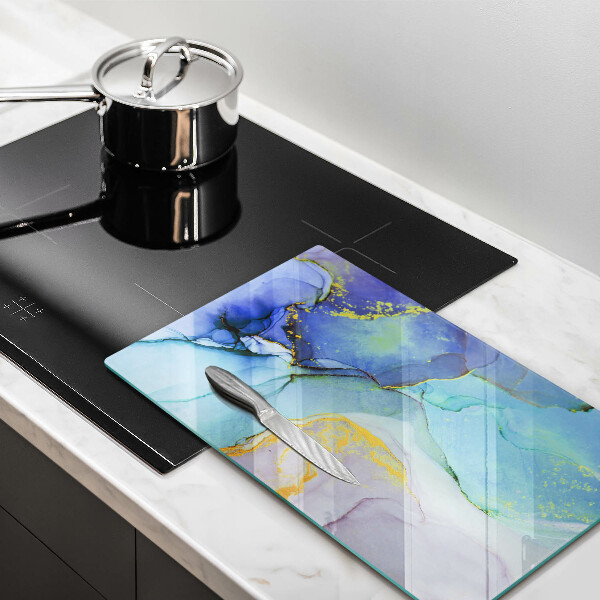 Chopping board Cracked stone gold