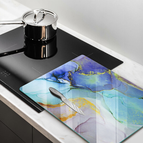 Chopping board Cracked stone gold