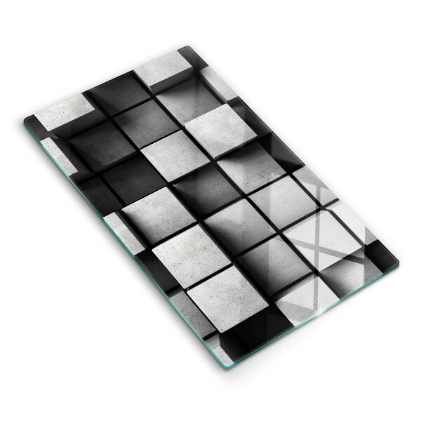 Chopping board 3D geometry background