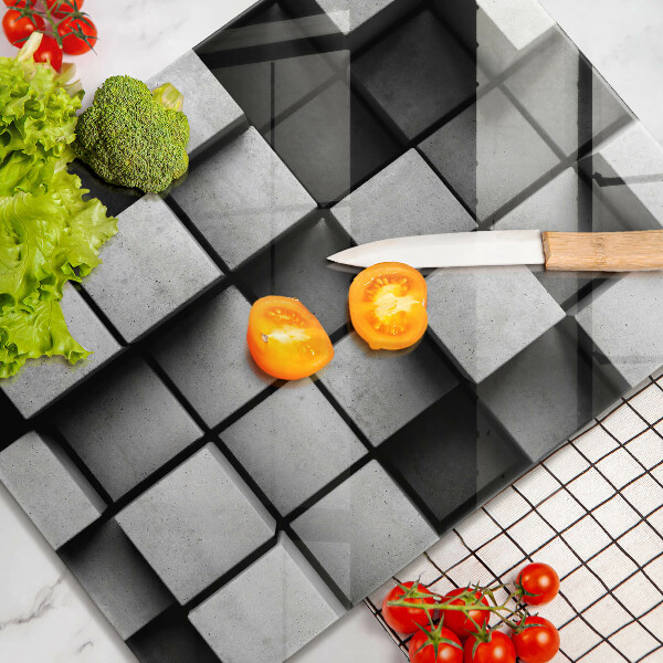 Chopping board 3D geometry background