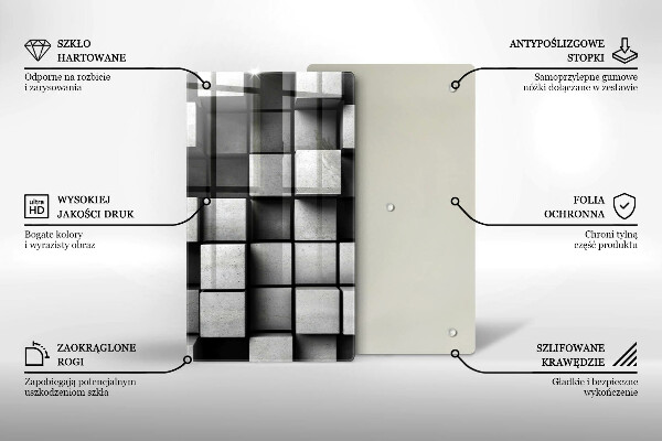 Chopping board 3D geometry background