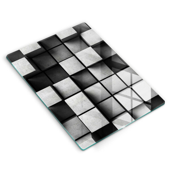 Chopping board 3D geometry background