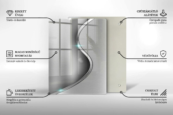 Chopping board 3D geometry background