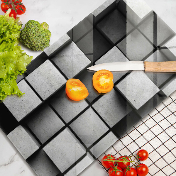 Chopping board 3D geometry background
