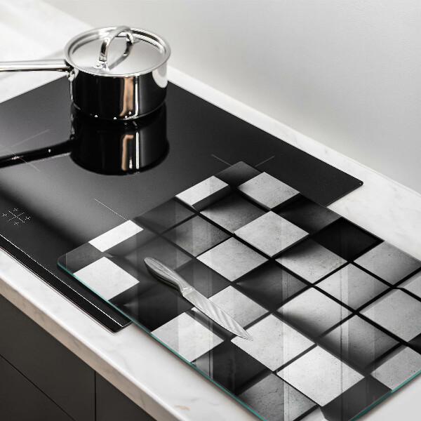 Chopping board 3D geometry background