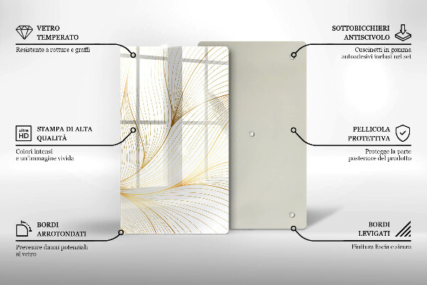 Worktop protector Modern Line pattern
