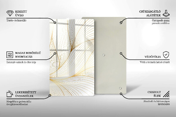 Worktop protector Modern Line pattern