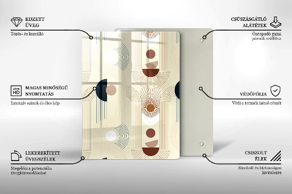 Worktop protector Modern Line pattern