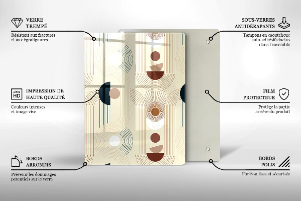 Worktop protector Modern Line pattern