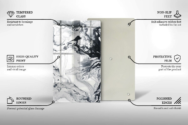 Worktop protector Ink abstraction