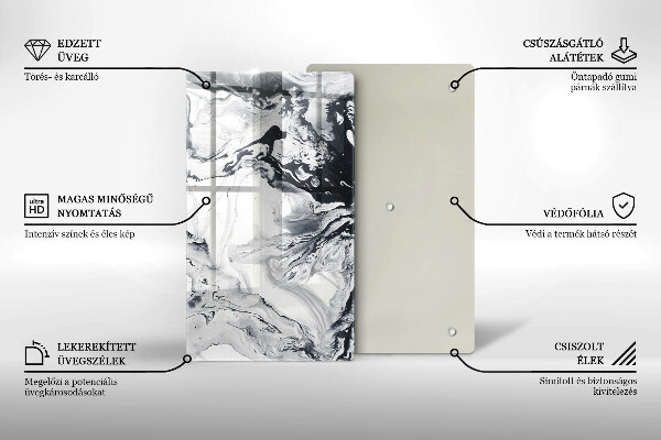 Worktop protector Ink abstraction