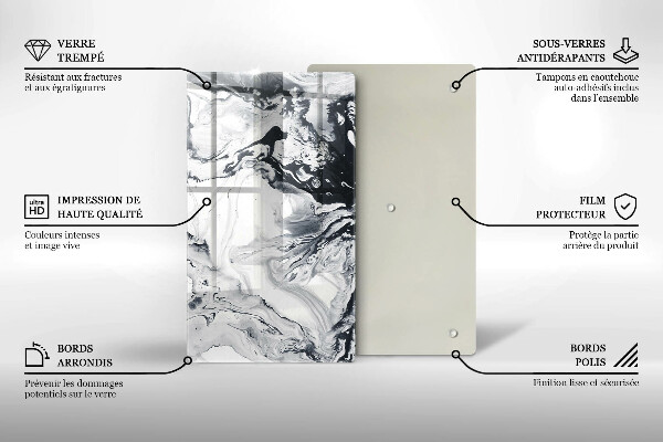 Worktop protector Ink abstraction