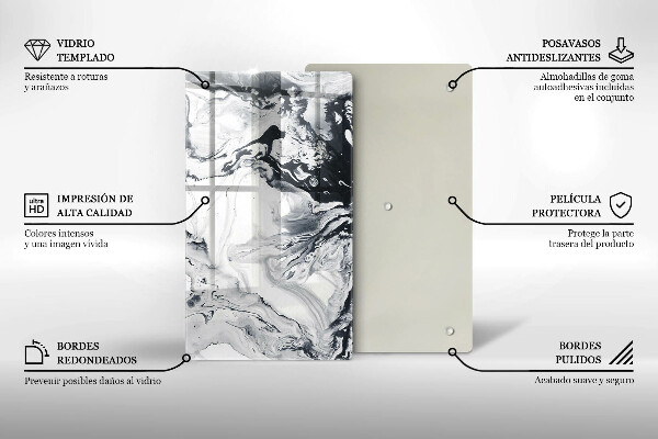Worktop protector Ink abstraction