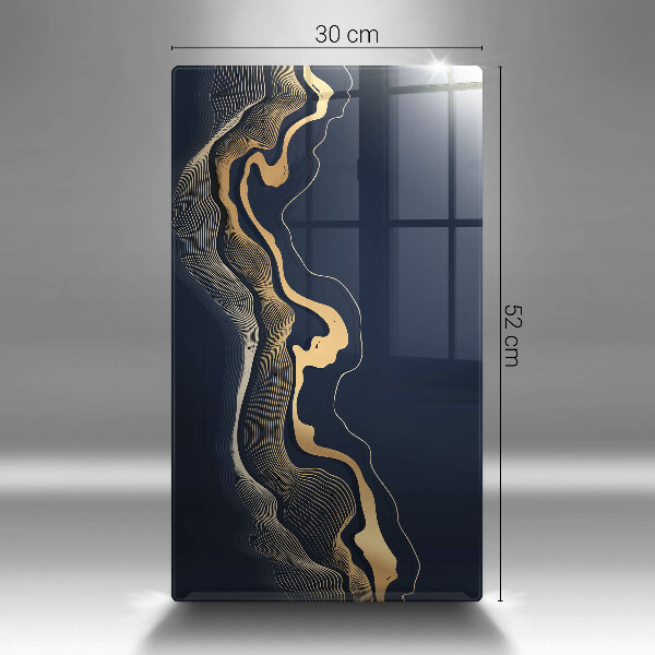 Worktop protector Abstraction golden lines