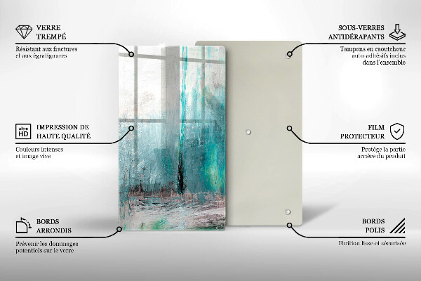 Worktop protector Background paint abstraction