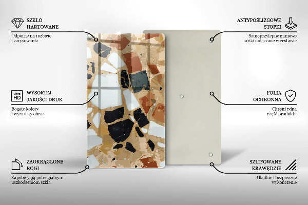 Chopping board Decorative stones