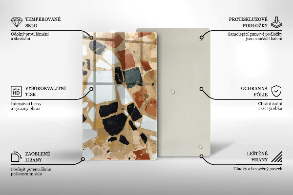 Chopping board Decorative stones