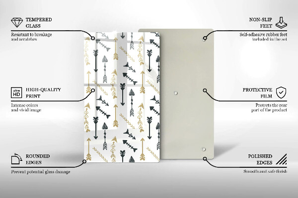 Worktop protector Boho arrow pattern